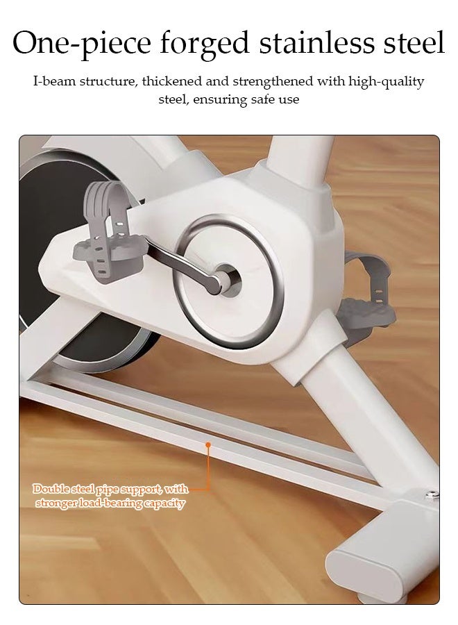 Spides Exercise Bikes Stationary Bikes with Adjustable Magnetic Resistance Curved Handlebar Silent Indoor Cycling Bike Height Adjustable Seat Spinning Bike 150 KG Loading Capacity Exercise Bikes for Home Fitness Cycle Spin Bike - Image 5